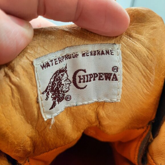Chippewa Colville Mens Size 11 Boots Brown Leather Waterproof Insulated 6\